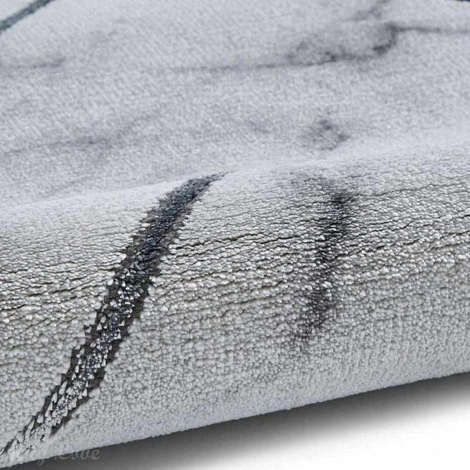 Craft 23299 Modern Geometric Marbled Soft Textured Grey/Ivory/Silver Rug-Think Rugs-Rug Love - The Most Loved Rug Store