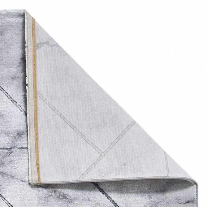 Craft 23299 Modern Geometric Marbled Soft Textured Grey/Ivory/Silver Rug-Think Rugs-Rug Love - The Most Loved Rug Store