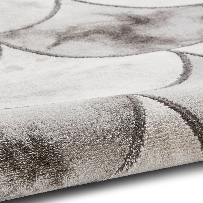 Craft 23361 Modern Geometric Scales Soft Textured Grey/Silver Rug-Think Rugs-Rug Love - The Most Loved Rug Store