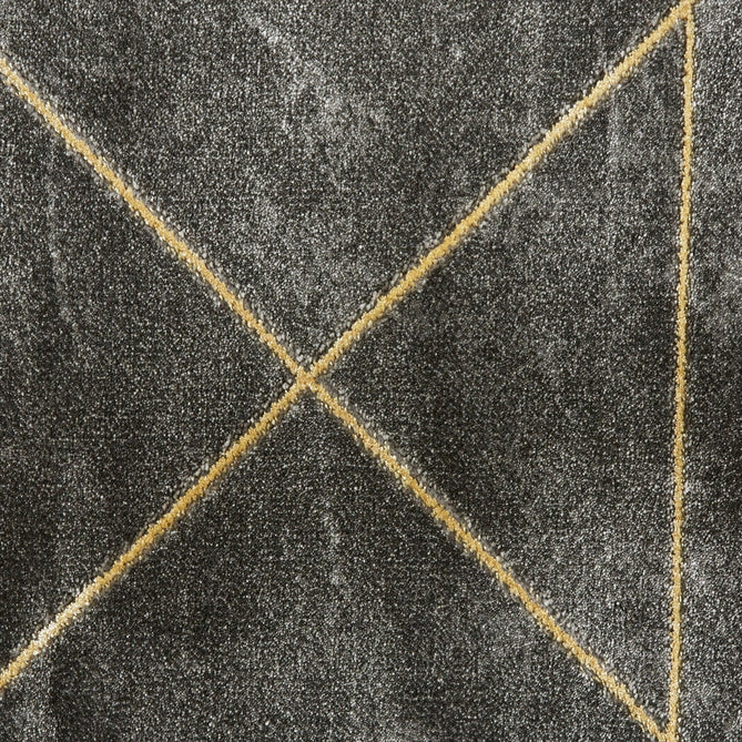 Craft 23486 Modern Geometric Marbled Soft Textured Dark Grey/Gold Rug-Think Rugs-Rug Love - The Most Loved Rug Store