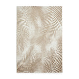 Creation 50051 Modern Botanical Ventation Metallic Shimmer Soft High-Density Textured Beige/Bronze Rug