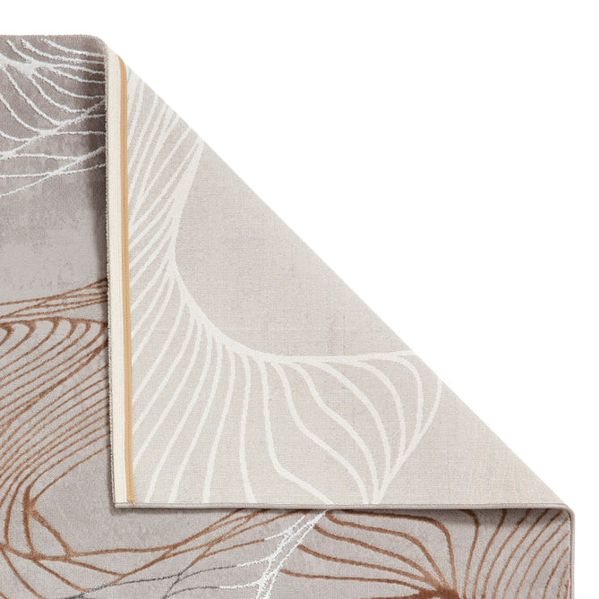 Creation 50054 Modern Abstract Metallic Shimmer Soft High-Density Textured Low Profile Short-Pile Grey/Ivory Rug-Think Rugs-Rug Love - The Most Loved Rug Store