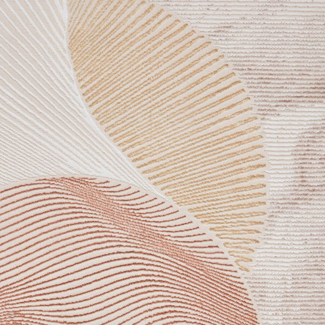 Creation 50097 Modern Multi Textured Low Profile Short-Pile Super-Soft Venn Bronze/Beige/Brown Rug-Think Rugs-Rug Love - The Most Loved Rug Store