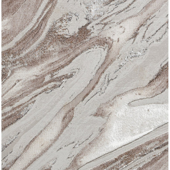 Creation 50100 Modern Abstract Marbled Distressed Metallic Shimmer Soft Textured Low Profile Short-Pile Cream/Warm Beige/Soft Taupe Rug-Think Rugs-Rug Love - The Most Loved Rug Store
