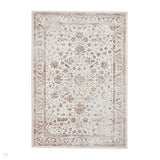 Creation 50112 Traditional Multi Textured Super-Soft Beige/Brown/Silver Rug