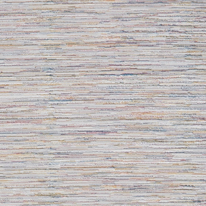 Creation 50164 Modern Linear Stripe Distressed Metallic Shimmer Soft Textured Low Profile Short-Pile Soft Pink/Muted Blue/Beige/Ivory Rug-Think Rugs-Rug Love - The Most Loved Rug Store
