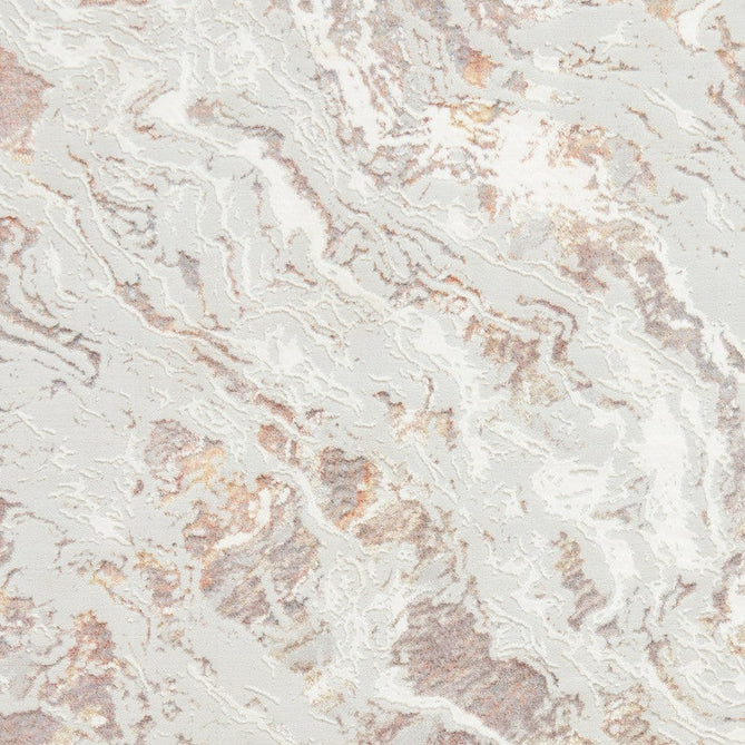 Creation 50200 Modern Abstract Marbled Distressed Metallic Shimmer Soft Textured Low Profile Short-Pile Soft Ivory/Blush Pink/Warm Beige/Muted Taupe Rug-Think Rugs-Rug Love - The Most Loved Rug Store