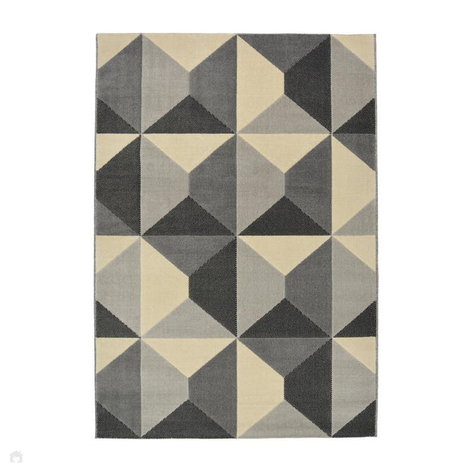 Creation Quadrant Grey Rug-Melrose-Rug Love - The Most Loved Rug Store