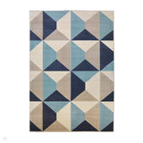 Creation Quadrant Teal Rug