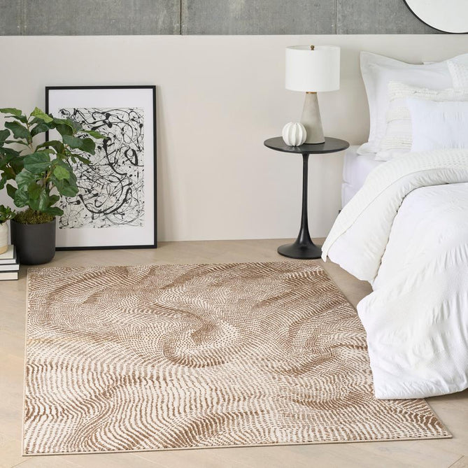 DKNY Central Park West CEP01 Beige/Brown Rug
