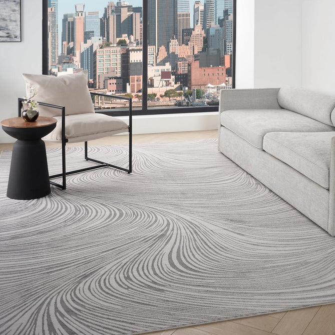 DKNY Central Park West CEP02 Grey Rug