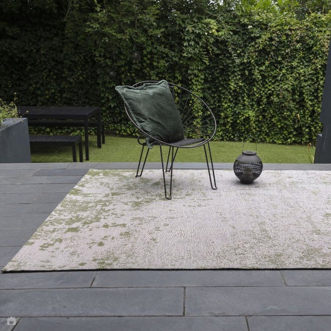 Dara Modern Abstract Durable Stain-Resistant Weatherproof Flatweave In-Outdoor Green/Silver/Natural Rug-Asiatic Carpets-Rug Love - The Most Loved Rug Store
