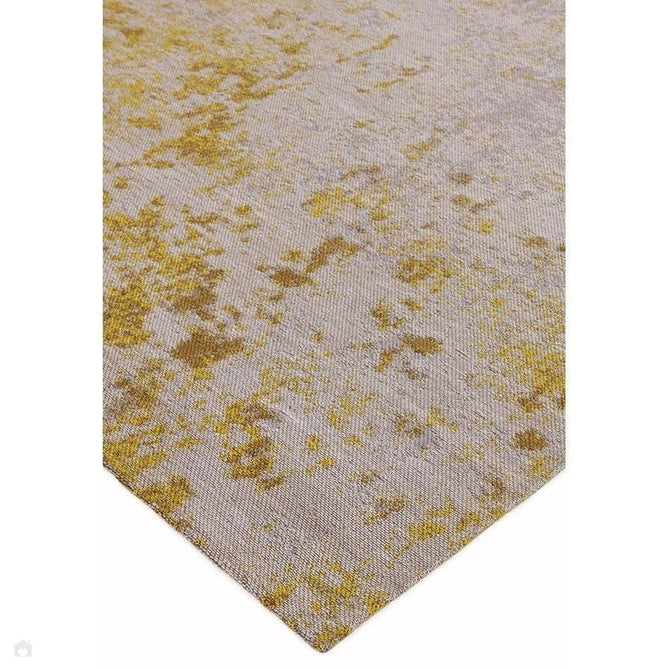 Dara Modern Abstract Durable Stain-Resistant Weatherproof Flatweave In-Outdoor Ochre Yellow/Silver/NaturalRug-Asiatic Carpets-Rug Love - The Most Loved Rug Store