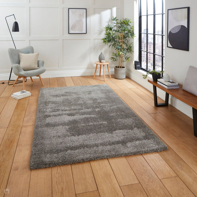 Deluxe Plush Plain Soft Super Heavyweight High-Density Polypropylene Shaggy Grey Rug-Think Rugs-Rug Love - The Most Loved Rug Store