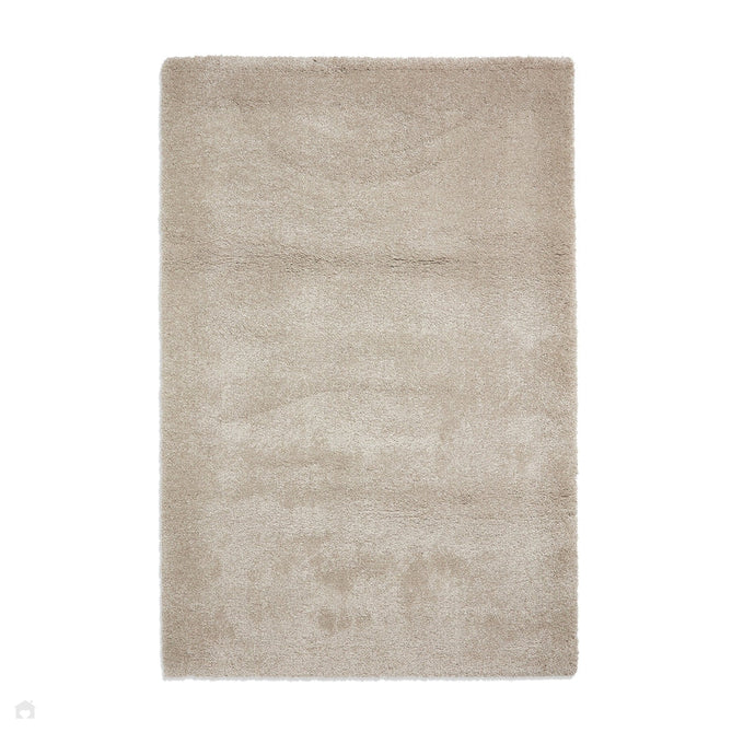 Deluxe Soft Plush Super Heavyweight High-Density Plain Polypropylene Shaggy Beige Rug-Think Rugs-Rug Love - The Most Loved Rug Store