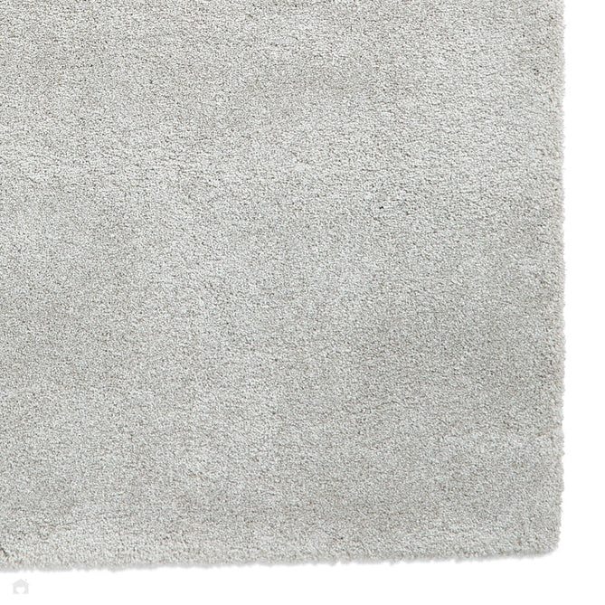 Deluxe Soft Plush Super Heavyweight High-Density Plain Polypropylene Shaggy Silver Rug-Think Rugs-Rug Love - The Most Loved Rug Store