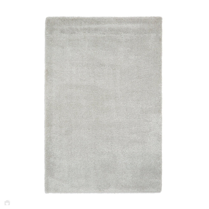 Deluxe Soft Plush Super Heavyweight High-Density Plain Polypropylene Shaggy Silver Rug-Think Rugs-Rug Love - The Most Loved Rug Store