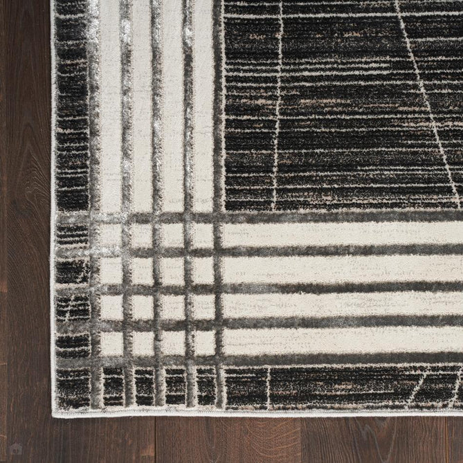 Desire DSR01 Charcoal/Silver Runner-Nourison-Rug Love - The Most Loved Rug Store