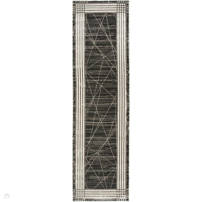 Desire DSR01 Charcoal/Silver Runner-Nourison-Rug Love - The Most Loved Rug Store