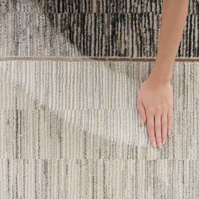 Desire DSR02 Ivory/Ash Grey/Steel Grey/Taupe/Charcoal/Black/Silver Rug-Nourison-Rug Love - The Most Loved Rug Store