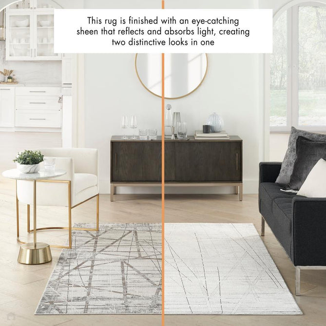 Desire DSR03 Grey/Silver Rug-Nourison-Rug Love - The Most Loved Rug Store