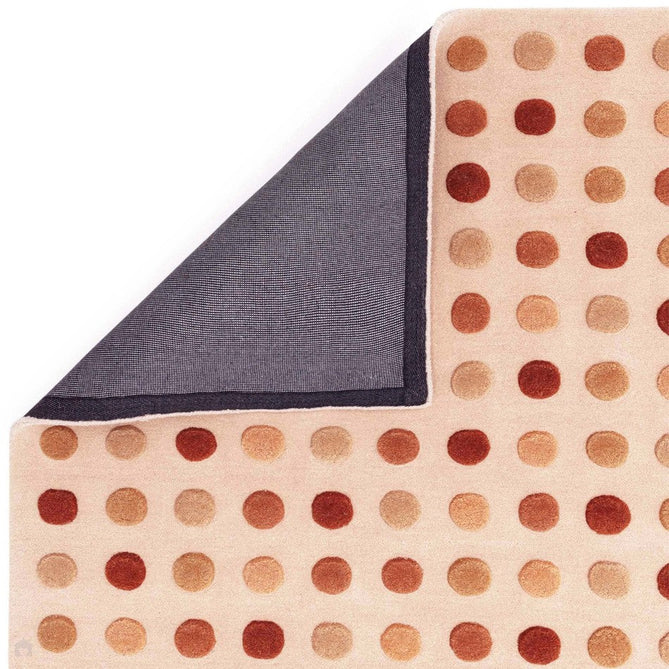 Dotty Modern Geometric Polka Dot Hand-Carved Hi-Low 3D Dome Textured Wool&Viscose Shimmer Earthy Natural Rug-Asiatic Carpets-Rug Love - The Most Loved Rug Store