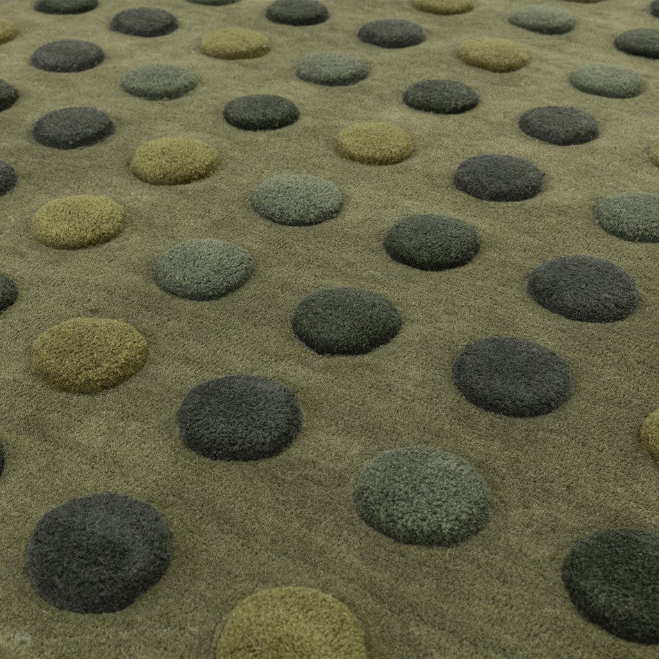 Dome Rug On Sale Dotty Modern Geometric Polka Dot Hand-Carved Hi-Low 3D Dome ...