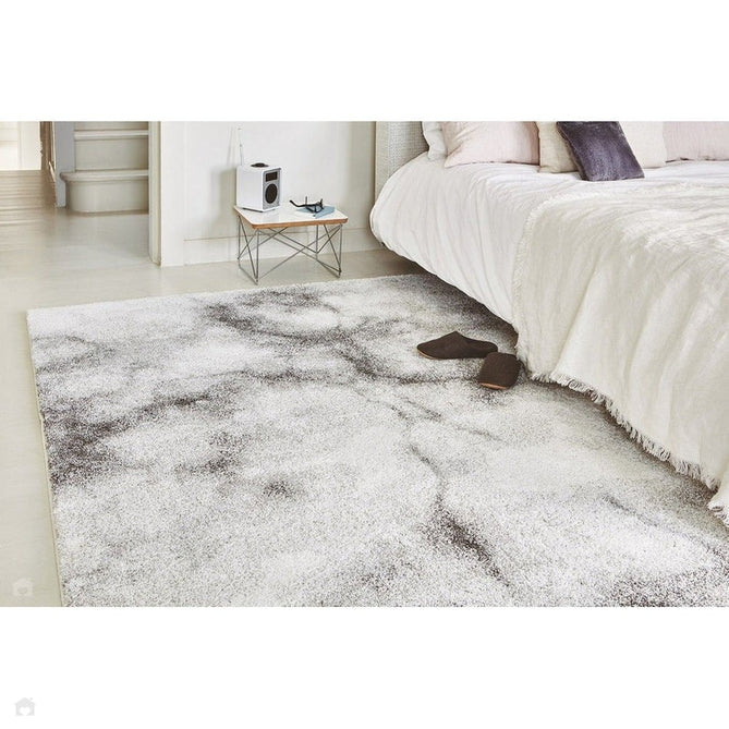 Dream DM03 Modern Plain Marbled Abstract Soft-Touch High-Density Ivory/Cream/Grey/Black Rug-Asiatic Carpets-Rug Love - The Most Loved Rug Store