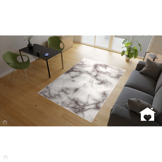 Dream DM03 Modern Plain Marbled Abstract Soft-Touch High-Density Ivory/Cream/Grey/Black Rug-Asiatic Carpets-Rug Love - The Most Loved Rug Store