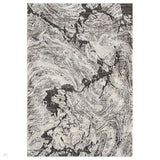 Eleanor Astro ELN01 Modern Abstract Marbled Distressed Soft-Touch High-Density Carved 3D Embossed Hi-Lo Textured Polyblend Light Grey/Charcoal Grey/Taupe/Ivory/Black Rug