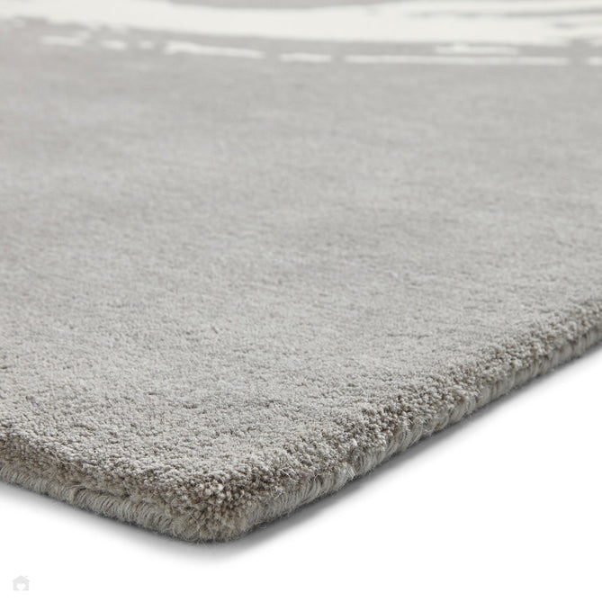 Elements EL1095 Modern Abstract Soft Hand-Woven Wool Grey Rug-Think Rugs-Rug Love - The Most Loved Rug Store