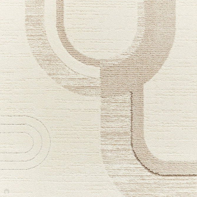 Elio 2310 Modern Abstract Distressed Soft-Touch High-Density Hi-Low Textured Pile Polypropylene/Polyester Mix Beige/Natural Rug-Think Rugs-Rug Love - The Most Loved Rug Store