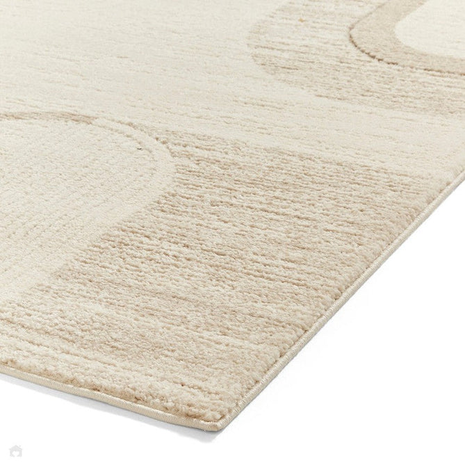 Elio 2310 Modern Abstract Distressed Soft-Touch High-Density Hi-Low Textured Pile Polypropylene/Polyester Mix Beige/Natural Rug-Think Rugs-Rug Love - The Most Loved Rug Store