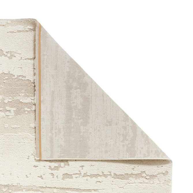 Elio 62841 Modern Abstract Distressed Soft-Touch High-Density Hi-Low Textured Pile Polypropylene/Polyester Mix Cream/Beige/Natural Rug-Think Rugs-Rug Love - The Most Loved Rug Store