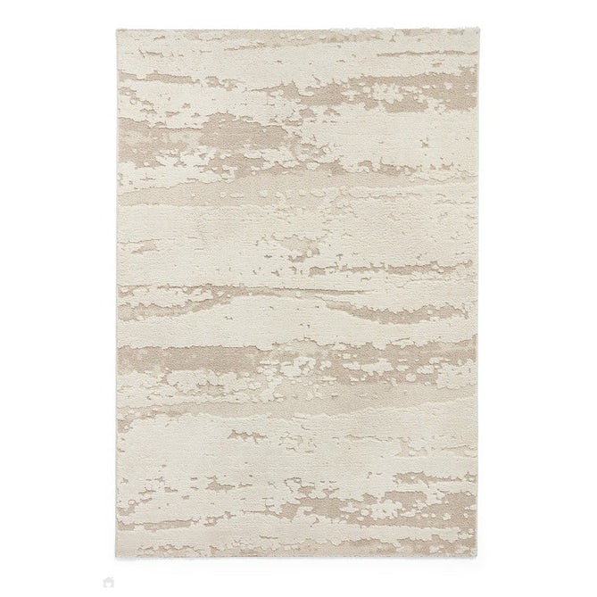 Elio 62841 Modern Abstract Distressed Soft-Touch High-Density Hi-Low Textured Pile Polypropylene/Polyester Mix Cream/Beige/Natural Rug-Think Rugs-Rug Love - The Most Loved Rug Store
