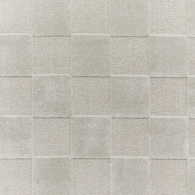 Elio 69924 Modern Geometric Checkerboard Carved Soft-Touch High-Density Hi-Low Variable Textured Pile Polypropylene/Polyester Mix Silver Rug-Think Rugs-Rug Love - The Most Loved Rug Store