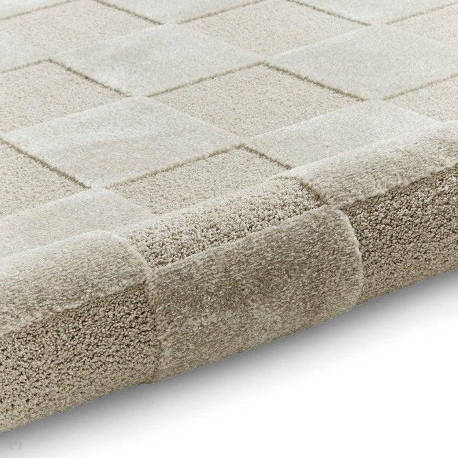 Elio 69924 Modern Geometric Checkerboard Carved Soft-Touch High-Density Hi-Low Variable Textured Pile Polypropylene/Polyester Mix Silver Rug-Think Rugs-Rug Love - The Most Loved Rug Store