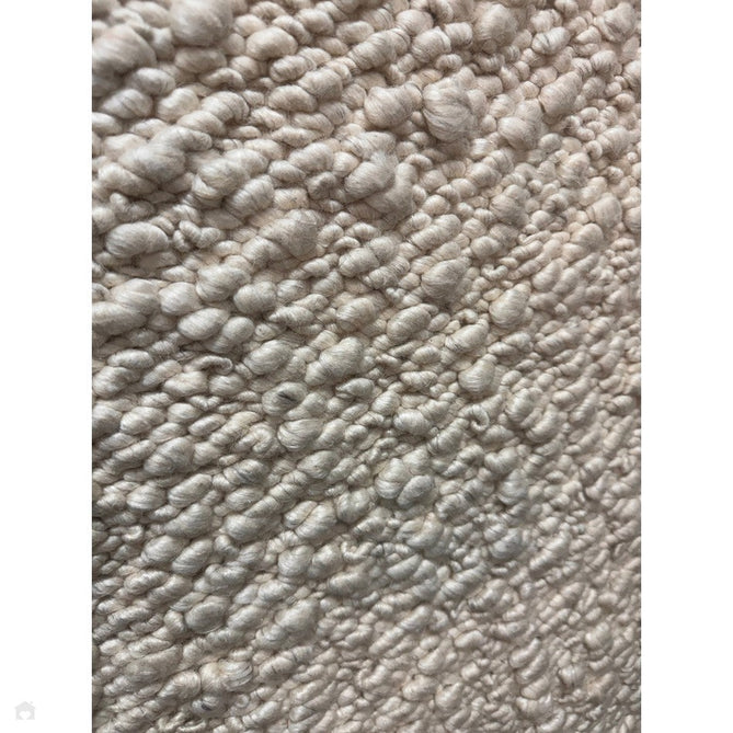 Elm Modern Plain Hand-Woven Chunky Textured Varied Size Boucle High-Density Heavyweight Wool & Viscose Mix Flatweave Ivory Rug-Asiatic Carpets-Rug Love - The Most Loved Rug Store