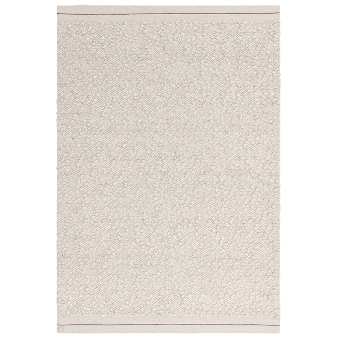 Elm Modern Plain Hand-Woven Chunky Textured Varied Size Boucle High-Density Heavyweight Wool & Viscose Mix Flatweave Ivory Rug-Asiatic Carpets-Rug Love - The Most Loved Rug Store