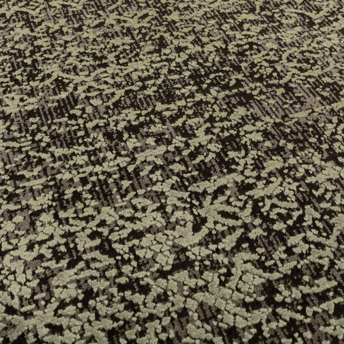 Elodie Modern Abstract Metallic Shimmer Bordered Overdyed Textured Soft-Touch Flatweave Sage Green/Black Rug-Asiatic Carpets-Rug Love - The Most Loved Rug Store