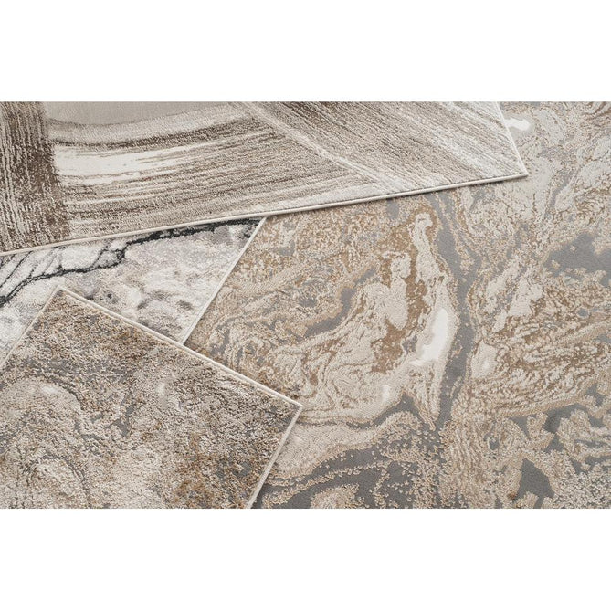 Elysium Mist ELY04 Modern Abstract Distressed Metallic Shimmer Soft Textured Velvet Touch Polyblend Low Profile Short Pile Steel Grey/Charcoal Grey/Pewter/Ash Grey/Ivory/Silver Sheen Rug-Desire Rugs-Rug Love - The Most Loved Rug Store