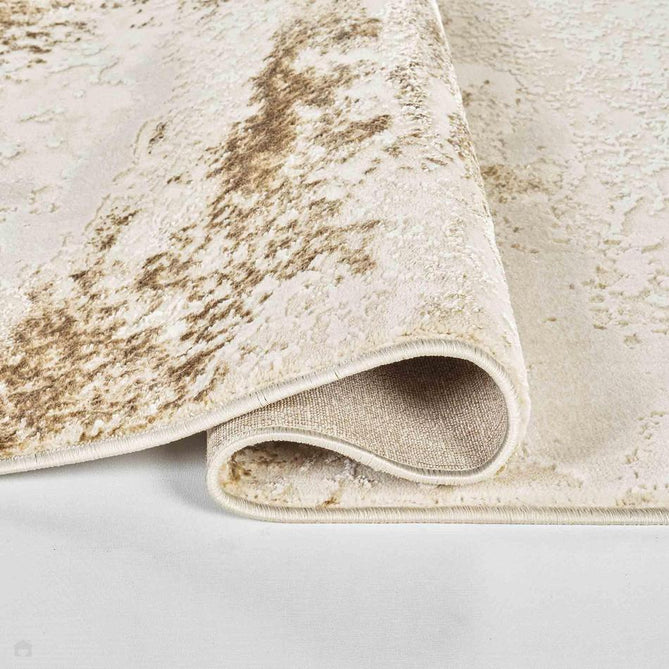 Emperor 310 Onyx EMP10 Modern Abstract Distressed Metallic Shimmer Soft Textured Hi-Lo Polyblend Short Pile Beige/Cream/Taupe/Brown/Ivory Rug-Desire Rugs-Rug Love - The Most Loved Rug Store