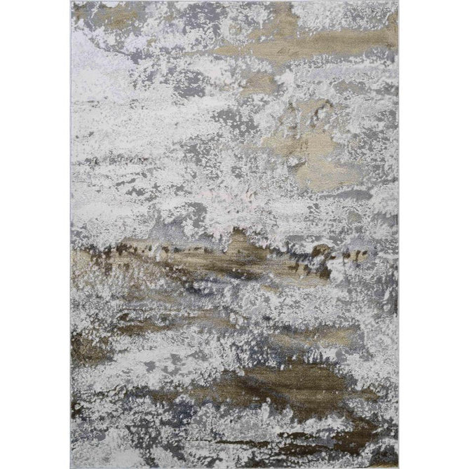 Emperor 310 Onyx EMP10 Modern Abstract Distressed Metallic Shimmer Soft Textured Hi-Lo Polyblend Short Pile Soft Grey/Taupe/Charcoal Grey/Muted Gold/Off White/Pewter Rug-Desire Rugs-Rug Love - The Most Loved Rug Store