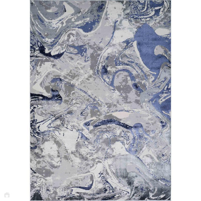 Emperor 315 Solarius EMP15 Modern Abstract Distressed Metallic Shimmer Soft Textured Hi-Lo Polyblend Short Pile Navy Rug-Desire Rugs-Rug Love - The Most Loved Rug Store