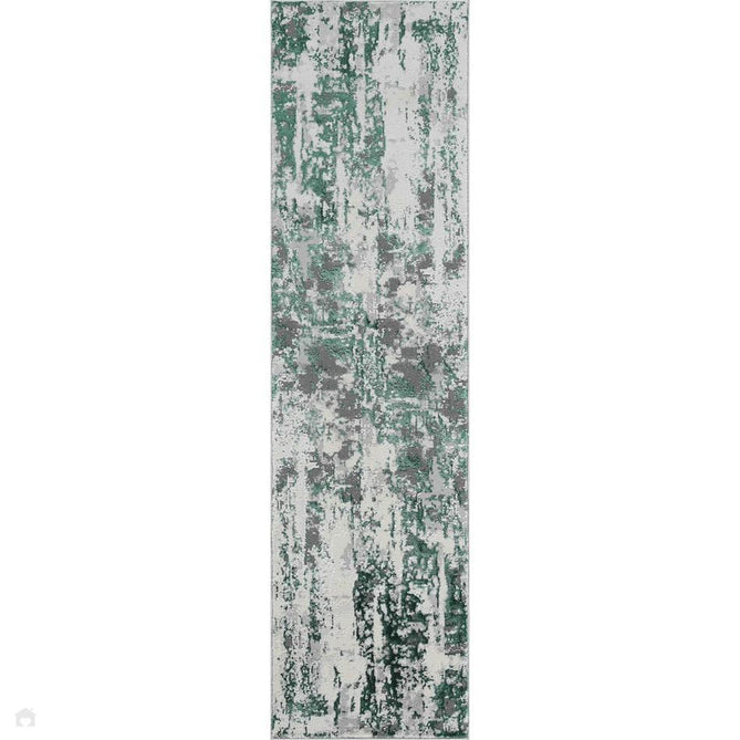 Emperor 320 Styra EMP20 Modern Abstract Distressed Metallic Shimmer Soft Textured Hi-Lo Polyblend Short Pile Aqua Rug-Desire Rugs-Rug Love - The Most Loved Rug Store