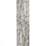 Emperor 320 Styra EMP20 Modern Abstract Distressed Metallic Shimmer Soft Textured Hi-Lo Polyblend Short Pile Gold Runner
