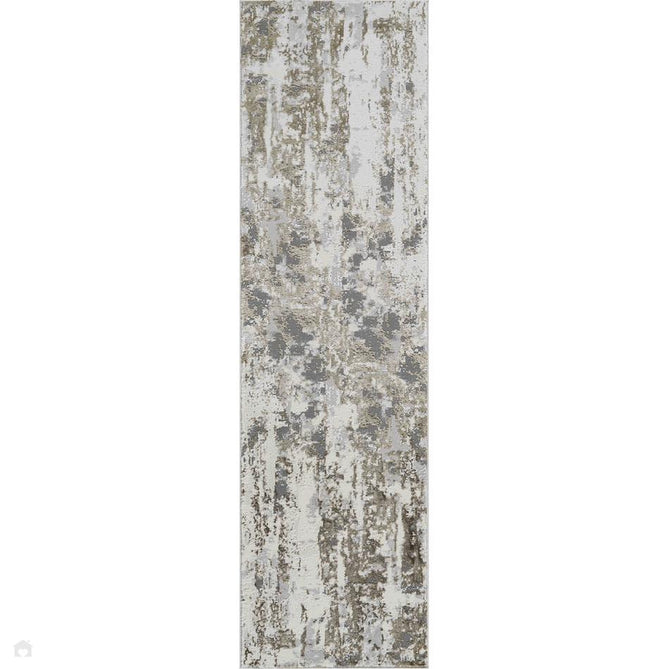 Emperor 320 Styra EMP20 Modern Abstract Distressed Metallic Shimmer Soft Textured Hi-Lo Polyblend Short Pile Gold Rug-Desire Rugs-Rug Love - The Most Loved Rug Store