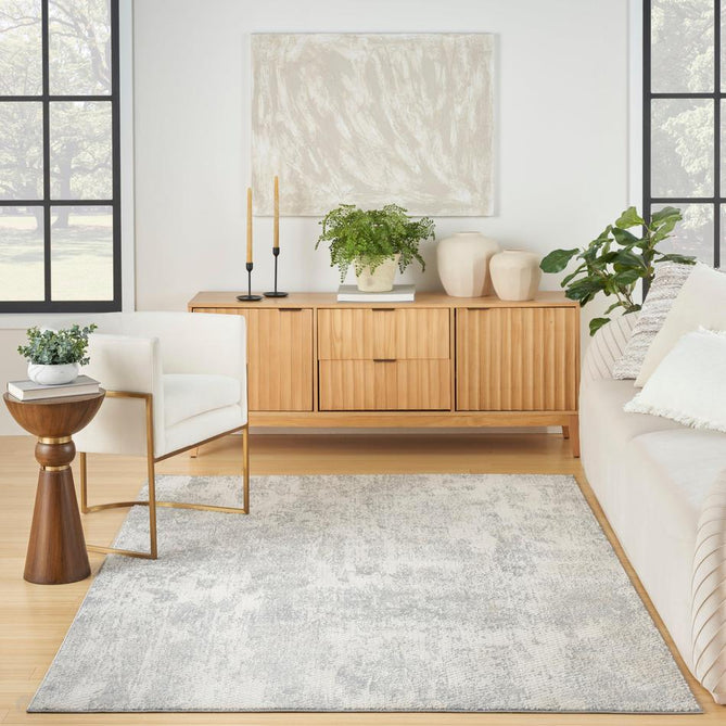 Exhale EXL01 Light Grey Rug-Nourison-Rug Love - The Most Loved Rug Store