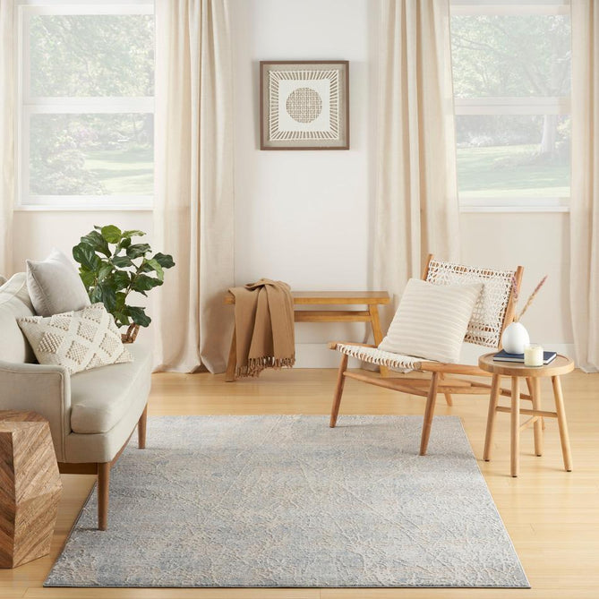 Exhale EXL02 Beige/Blue Rug-Nourison-Rug Love - The Most Loved Rug Store