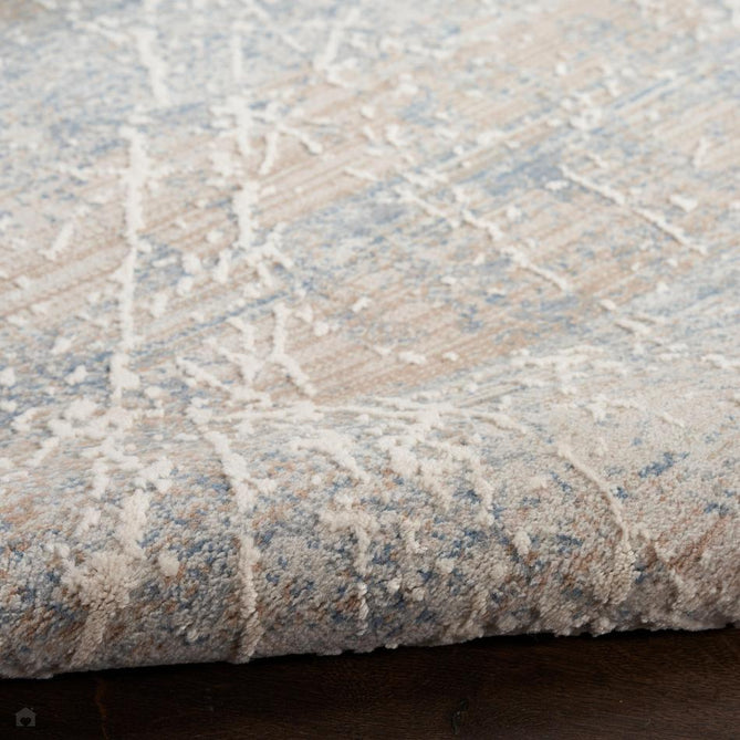 Exhale EXL02 Beige/Blue Rug-Nourison-Rug Love - The Most Loved Rug Store